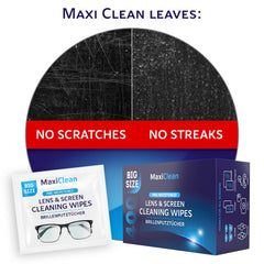 Maxi Clean detalle de etiqueta y fórmula sin amoníaco para mayor compatibilidad
