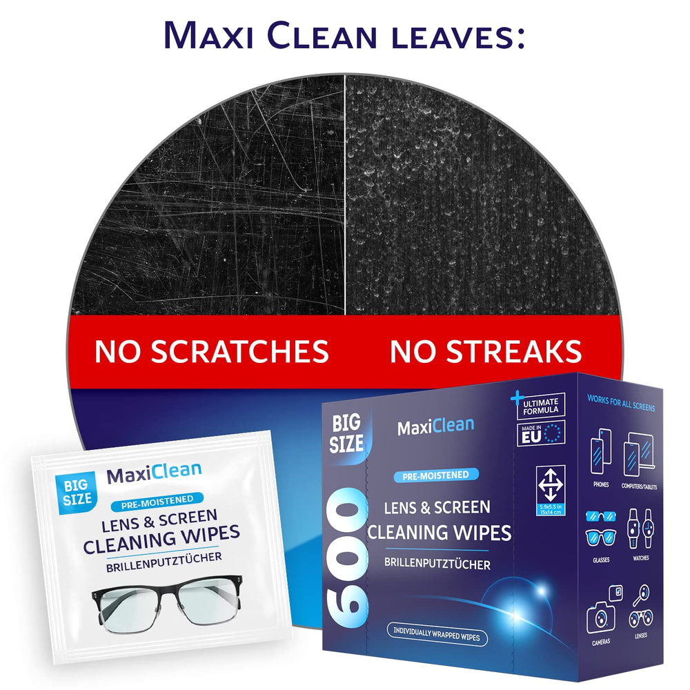 Toallitas Maxi Clean en guantera de coche, solución portátil y lista