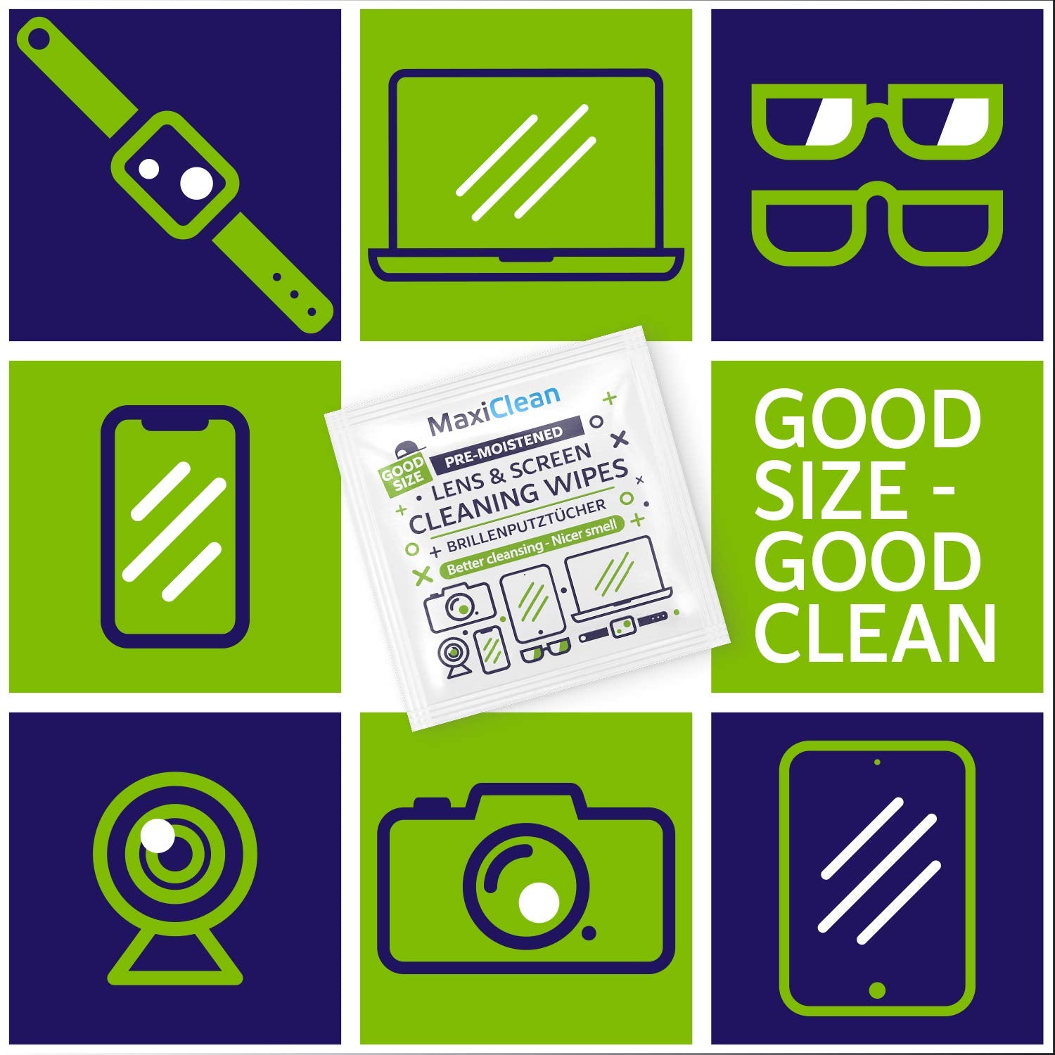Maxi Clean primer plano del material no tejido compostable que cuida superficies