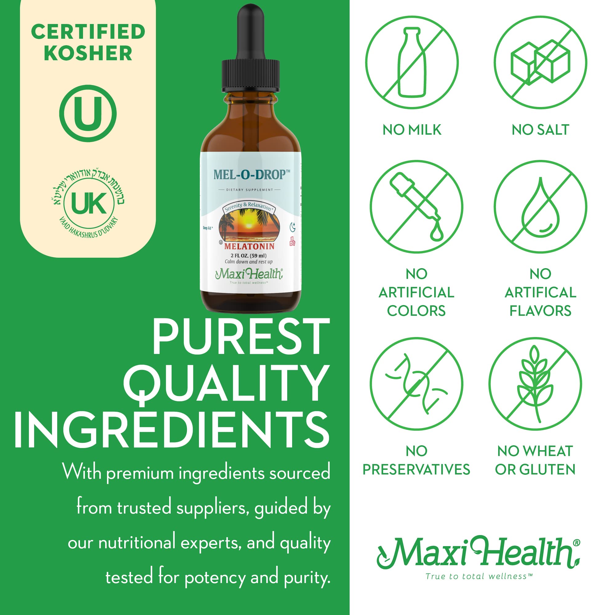 Maxi-Health etiqueta con ingredientes que inspira confianza y transparencia