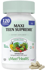 Maxi Health envase frontal mostrando multivitamínico para adolescentes y conveniencia