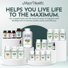 Maxi Health etiqueta con ingredientes y certificación Kosher para confianza