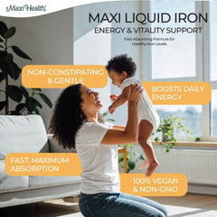 Maxi Health detalle del dispensador y textura líquida para fácil dosificación