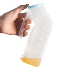 MaxiCare orinal dentro de una tienda en camping, solución portátil