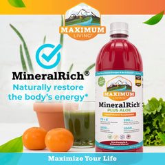 Maximum Living MineralRich en contexto de cocina saludable mostrando conveniencia