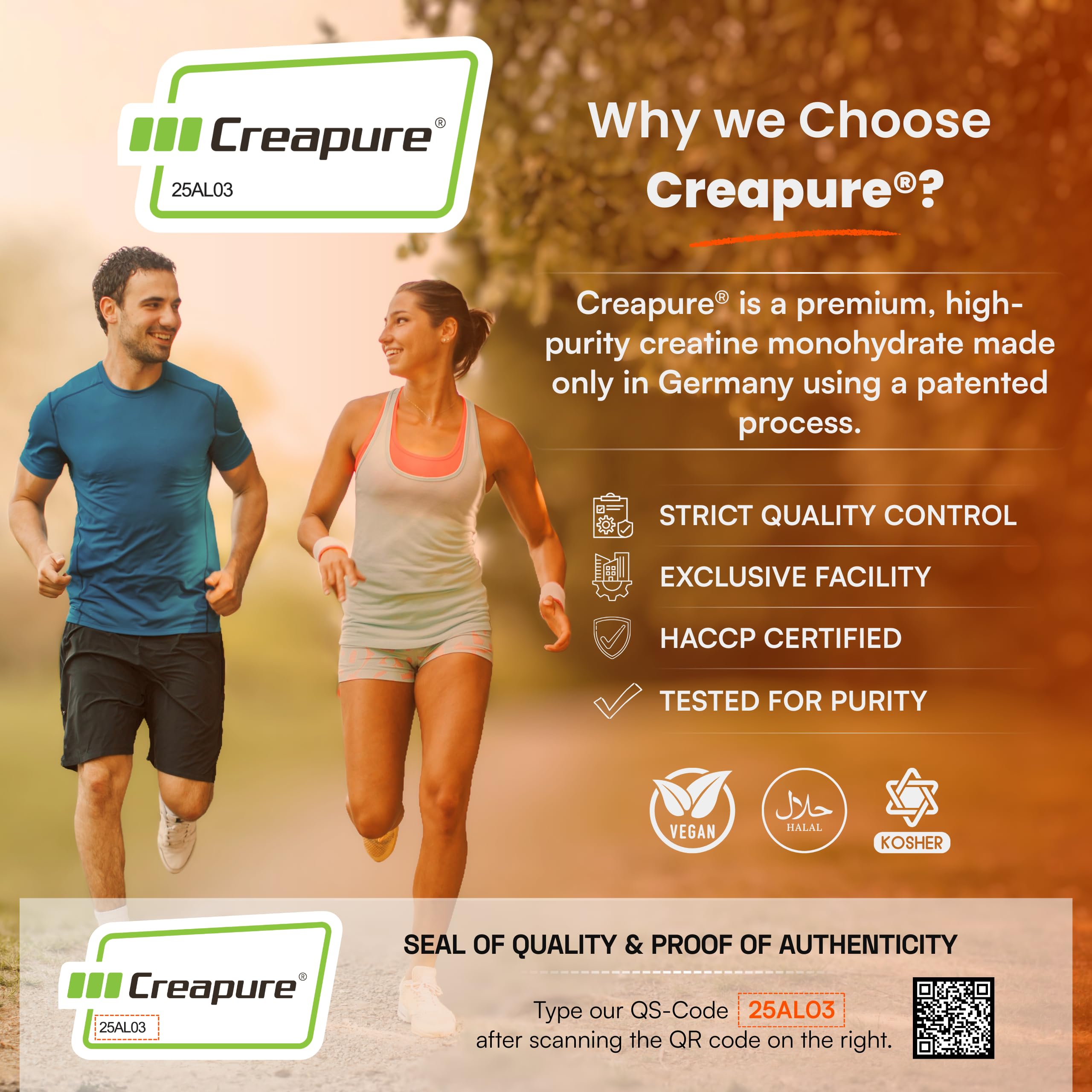 MaxOut360 Creapure en cocina junto a ingredientes, integración diaria