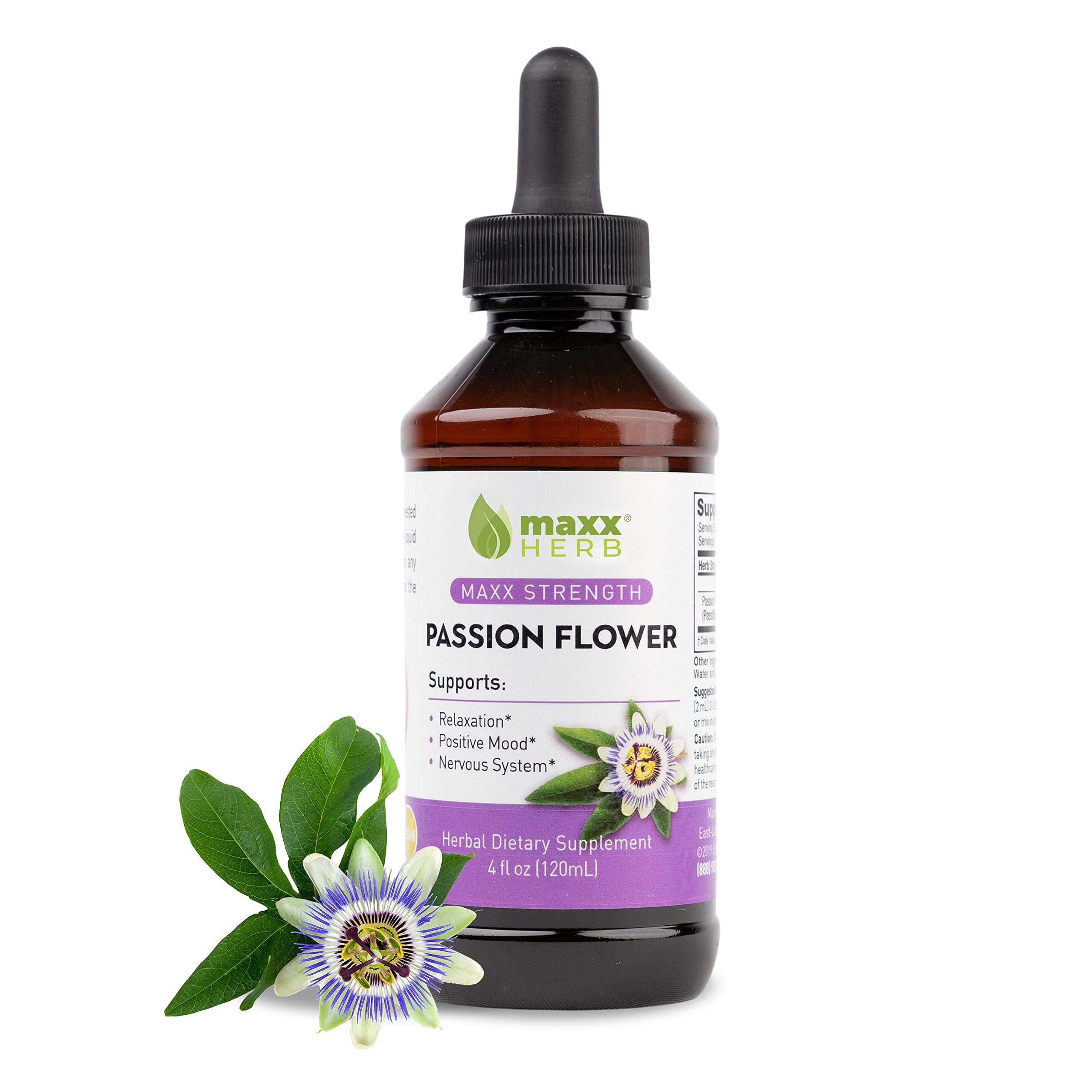 Maxx Herb frasco frontal mostrando etiqueta y beneficio de absorción rápida