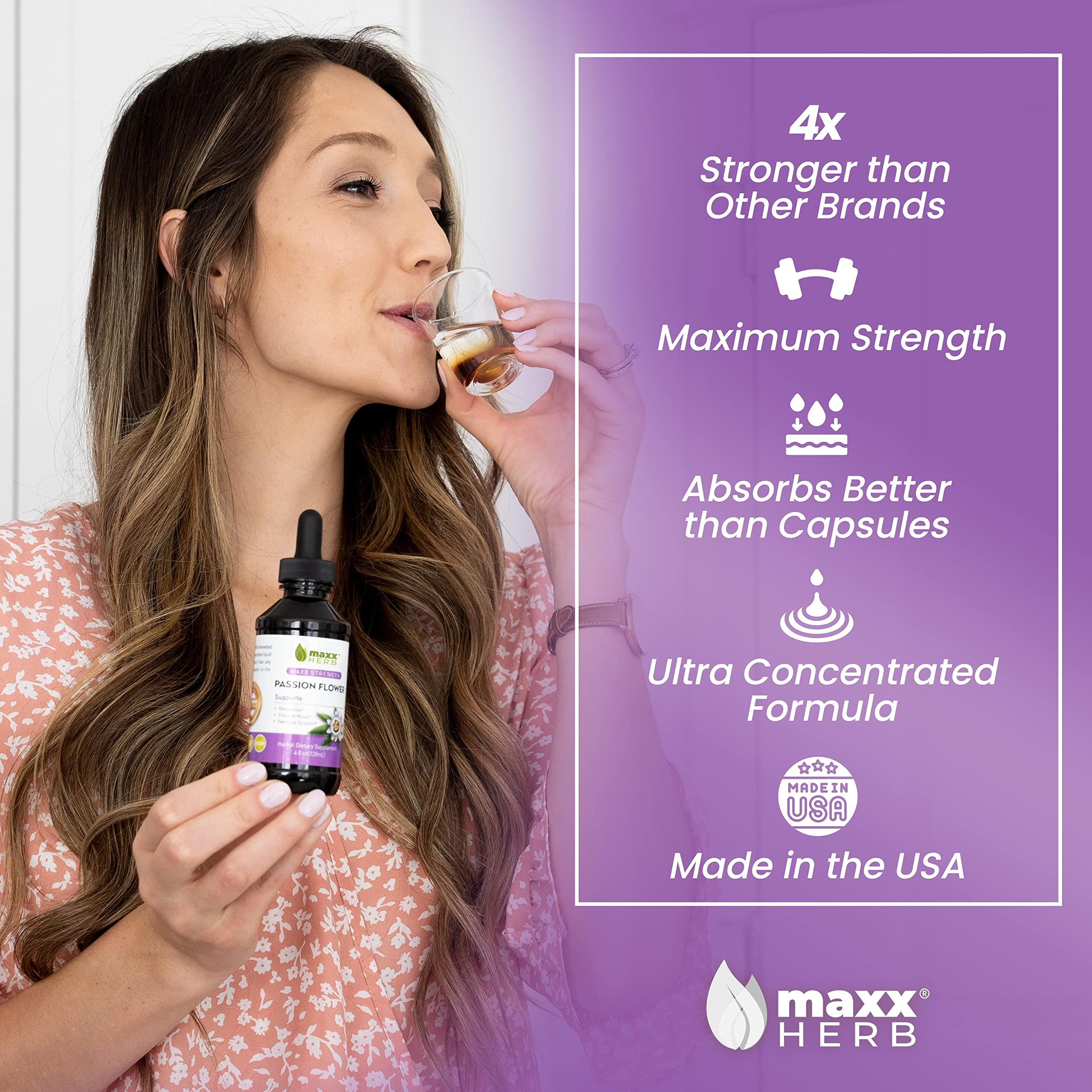 Maxx Herb detalle del gotero para dosificación precisa y sin alcohol