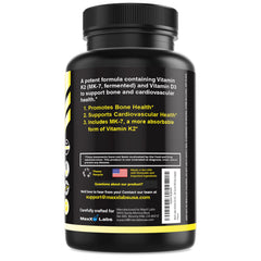 MaxX Labs primer plano de cápsula para apreciar textura y acabado