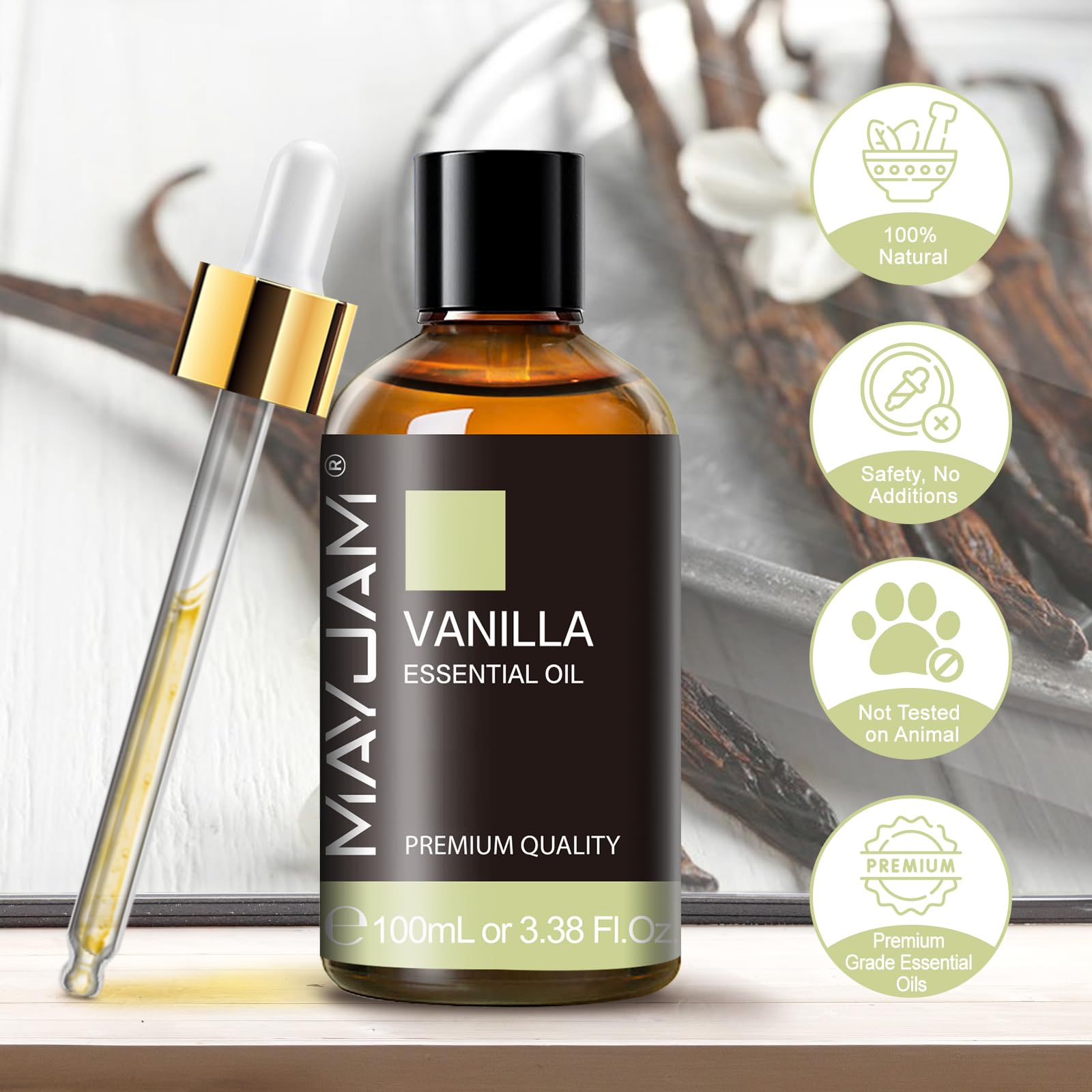MAYJAM etiqueta información ingredientes y recomendaciones de uso