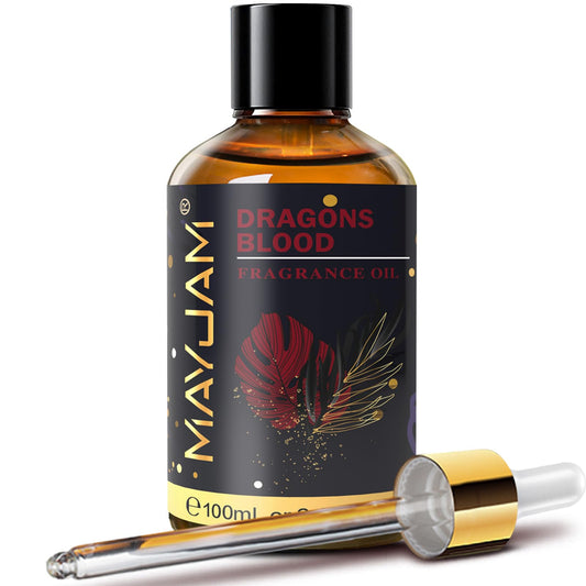 MAYJAM frasco 100 ml frente mostrando diseño ámbar para conservación