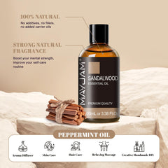 MAYJAM gota de aceite en mano mostrando pureza y facilidad de aplicación