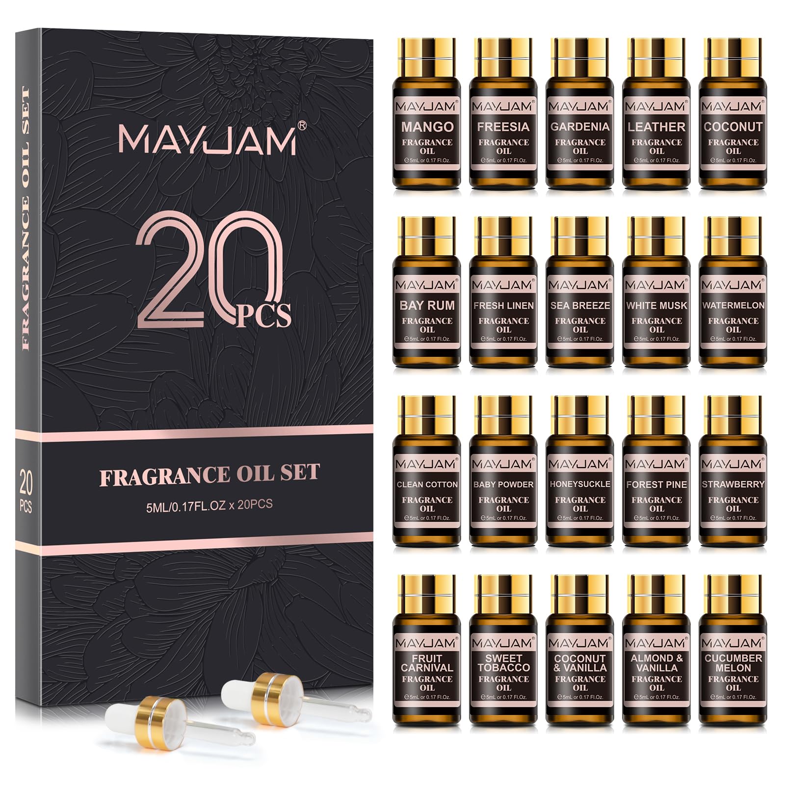 MAYJAM empaque frontal elegante, ideal para regalar