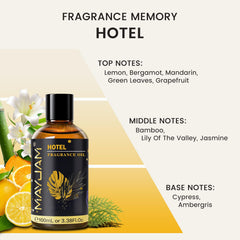 MAYJAM aceite en mano mostrando textura concentrada y brillante