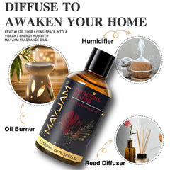 MAYJAM velas artesanales infusionadas con Dragons Blood para aroma intenso