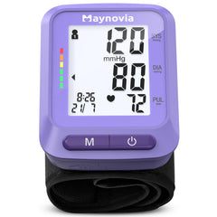 Maynovia vista frontal del monitor morado con pantalla clara y fácil lectura