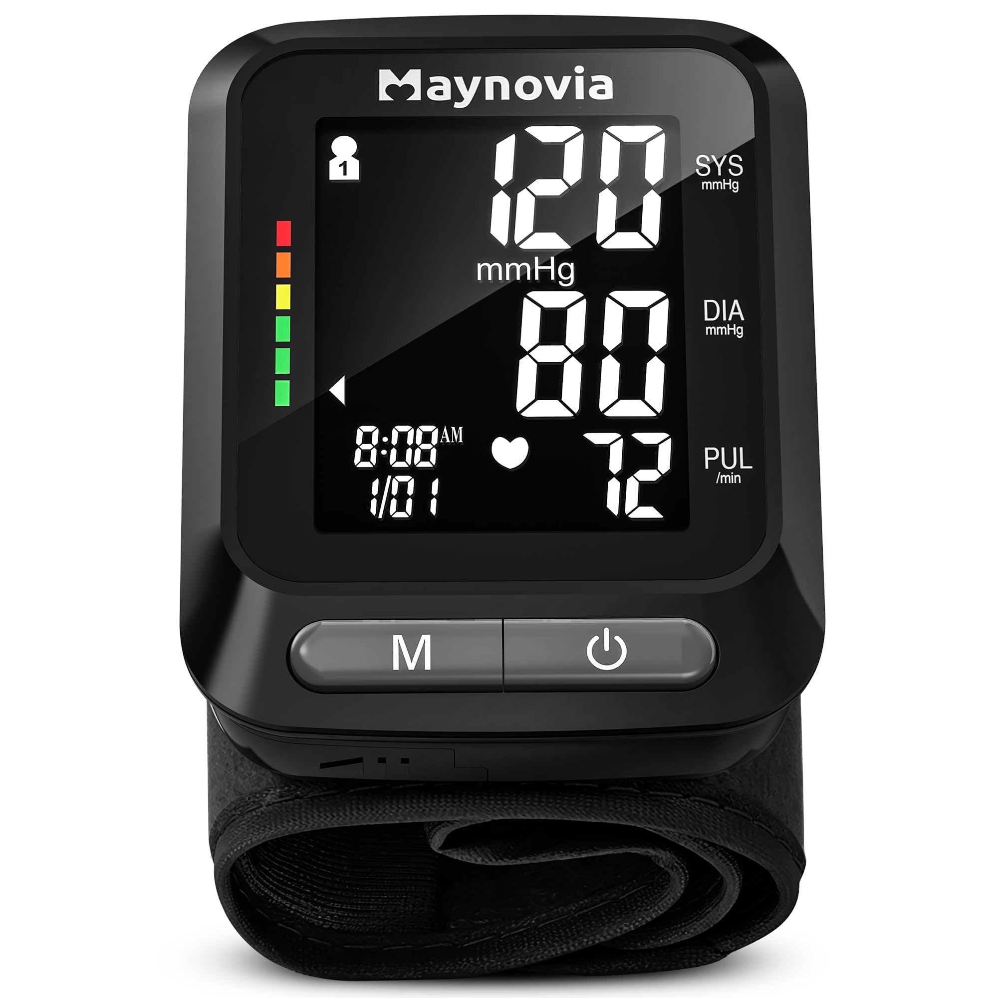 Maynovia monitor frontal mostrando pantalla clara y beneficio de lectura rápida
