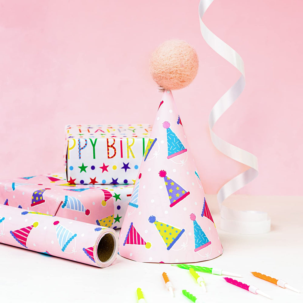 MAYPLUSS anverso con textos coloridos ideal para fiestas
