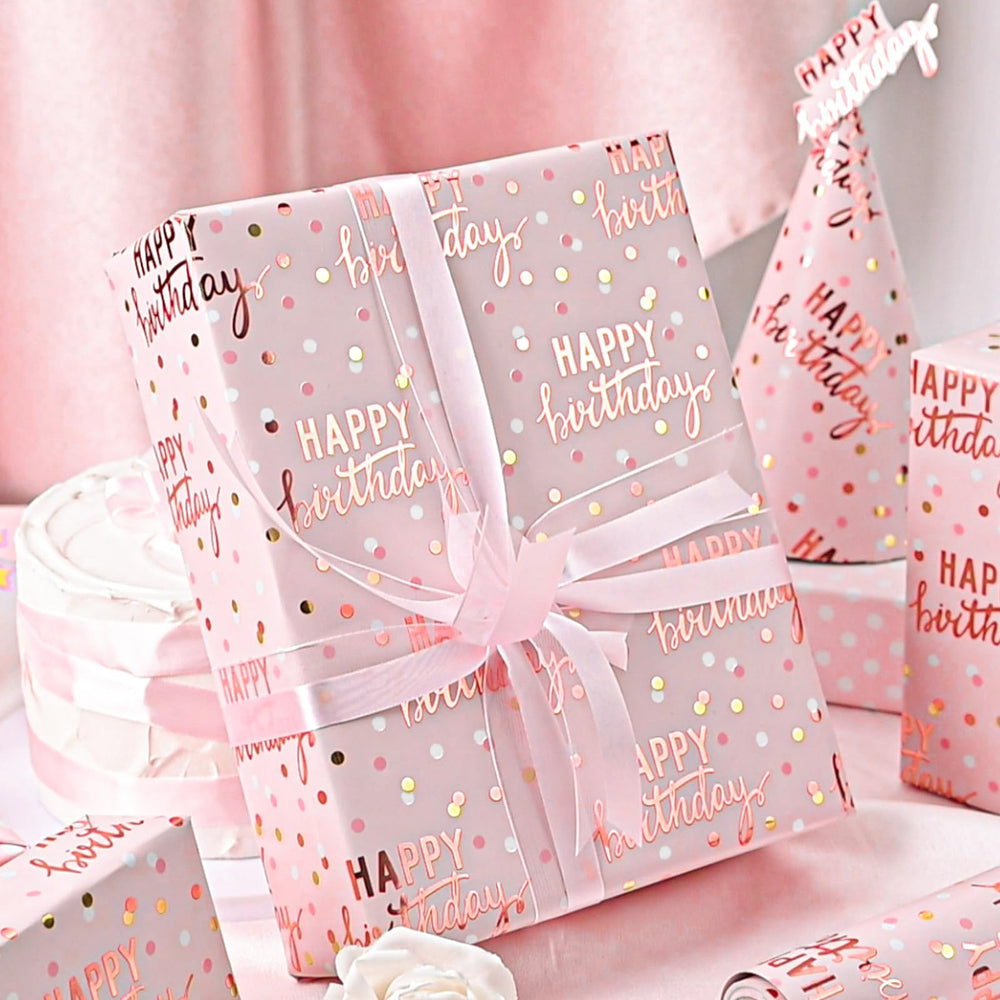 MAYPLUSS lado reversible liso rosa para opciones de envoltura versátil