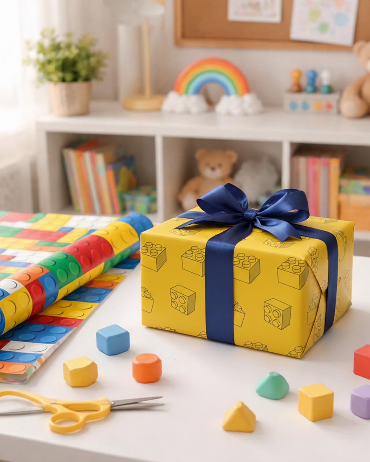 MAYPLUSS envolviendo regalo, facilita un acabado limpio y profesional