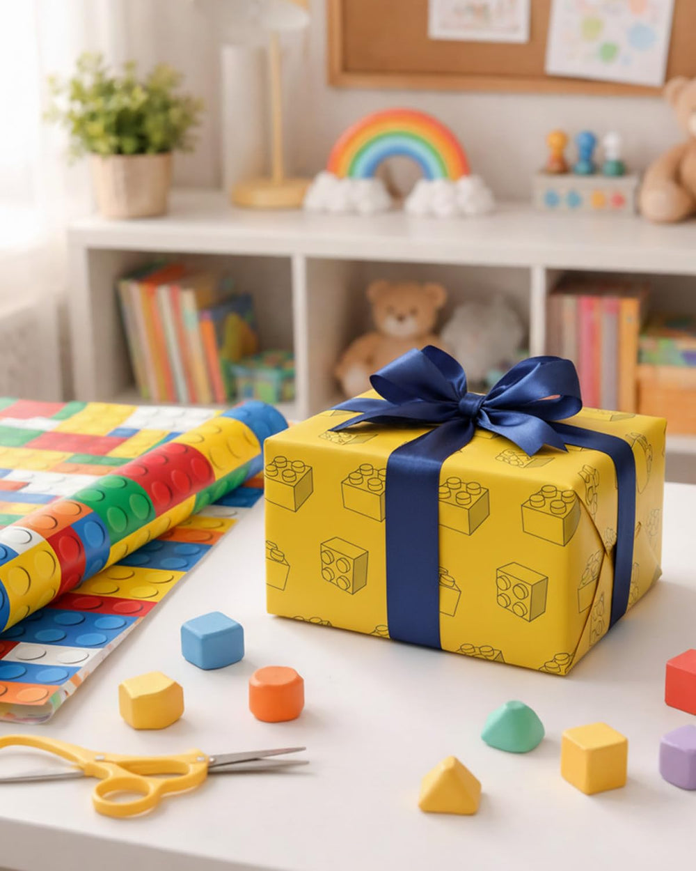 MAYPLUSS envolviendo regalo, facilita un acabado limpio y profesional