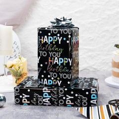 MAYPLUSS ambiente de fiesta con regalos envueltos y aspecto elegante