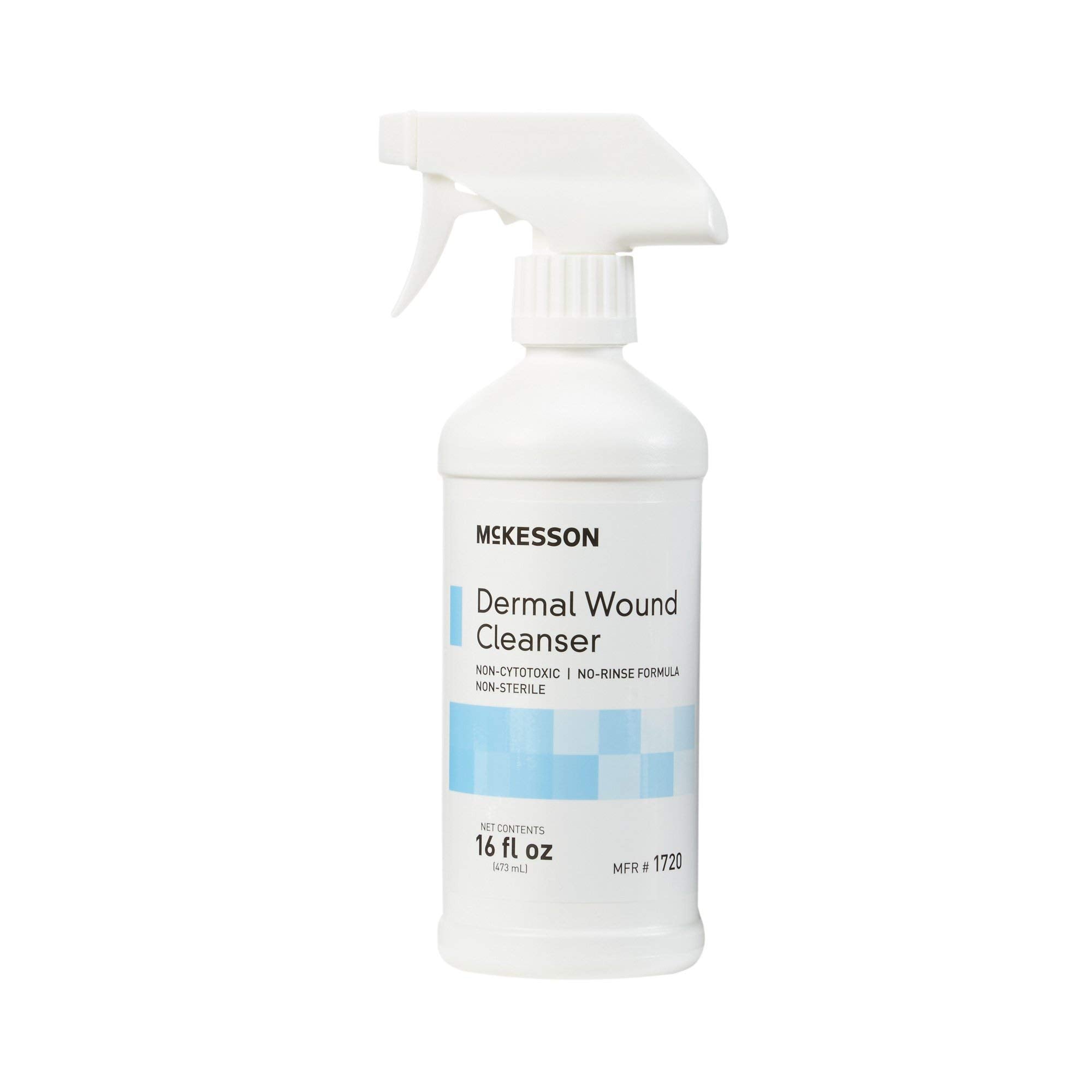McKesson botella frontal mostrando etiqueta clara y uso práctico