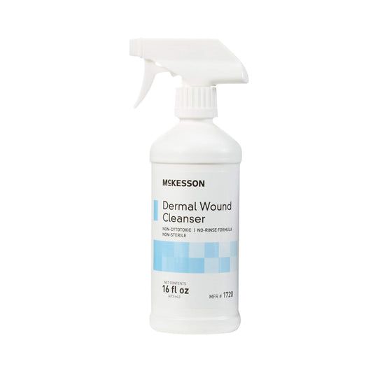 McKesson botella frontal mostrando etiqueta clara y uso práctico