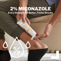 McKesson crema aplicada en la ingle que reduce picor y molestias localizadas