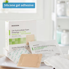 McKesson textura de espuma hidrocelular para absorción y confort