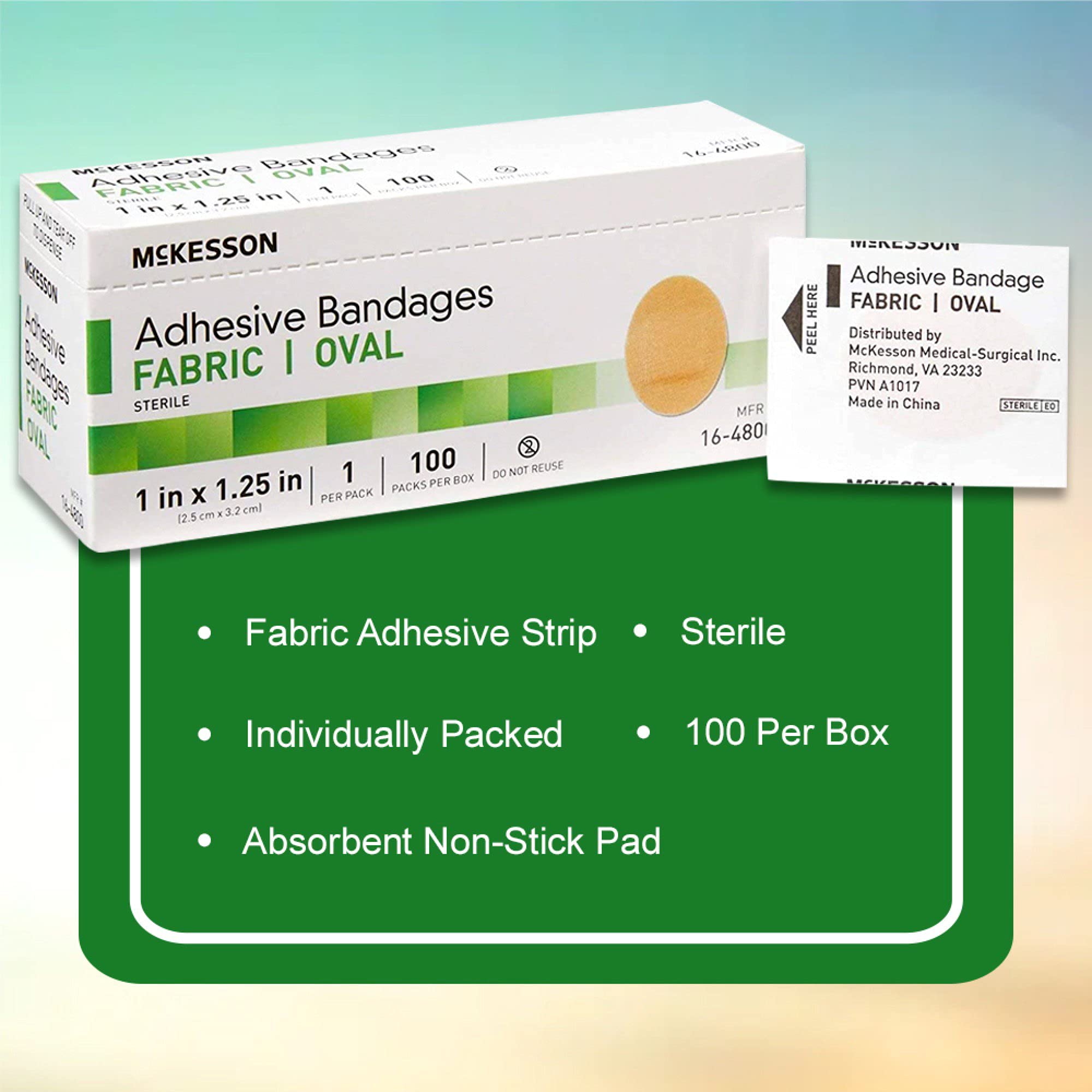 McKesson detalle de la tela absorbente que ofrece alta absorción