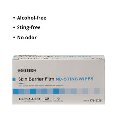 McKesson textura de película transparente que protege y respira la piel