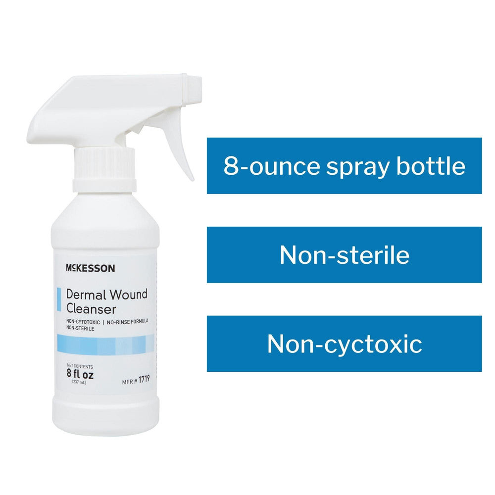 McKesson primer plano de la solución mostrando textura ligera y clara
