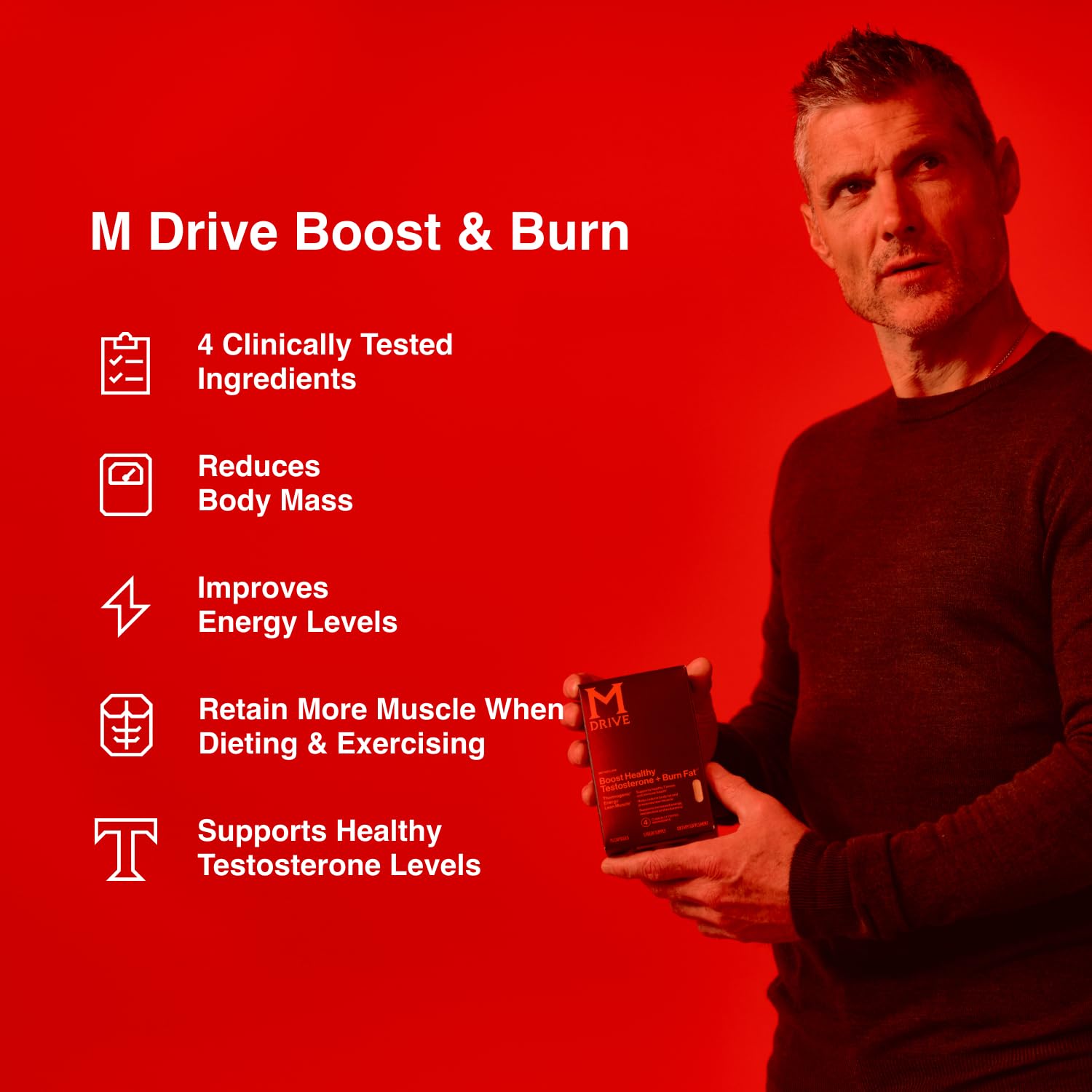Mdrive cápsulas en mano indicando dosificación práctica y facilidad