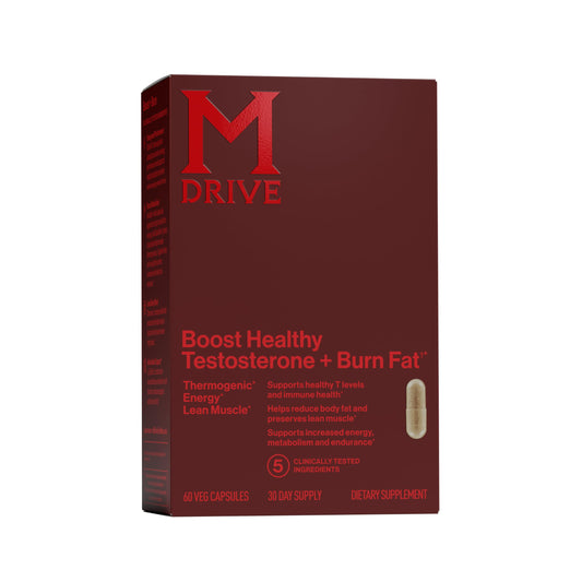 Mdrive envase frontal mostrando la marca y beneficio energizante