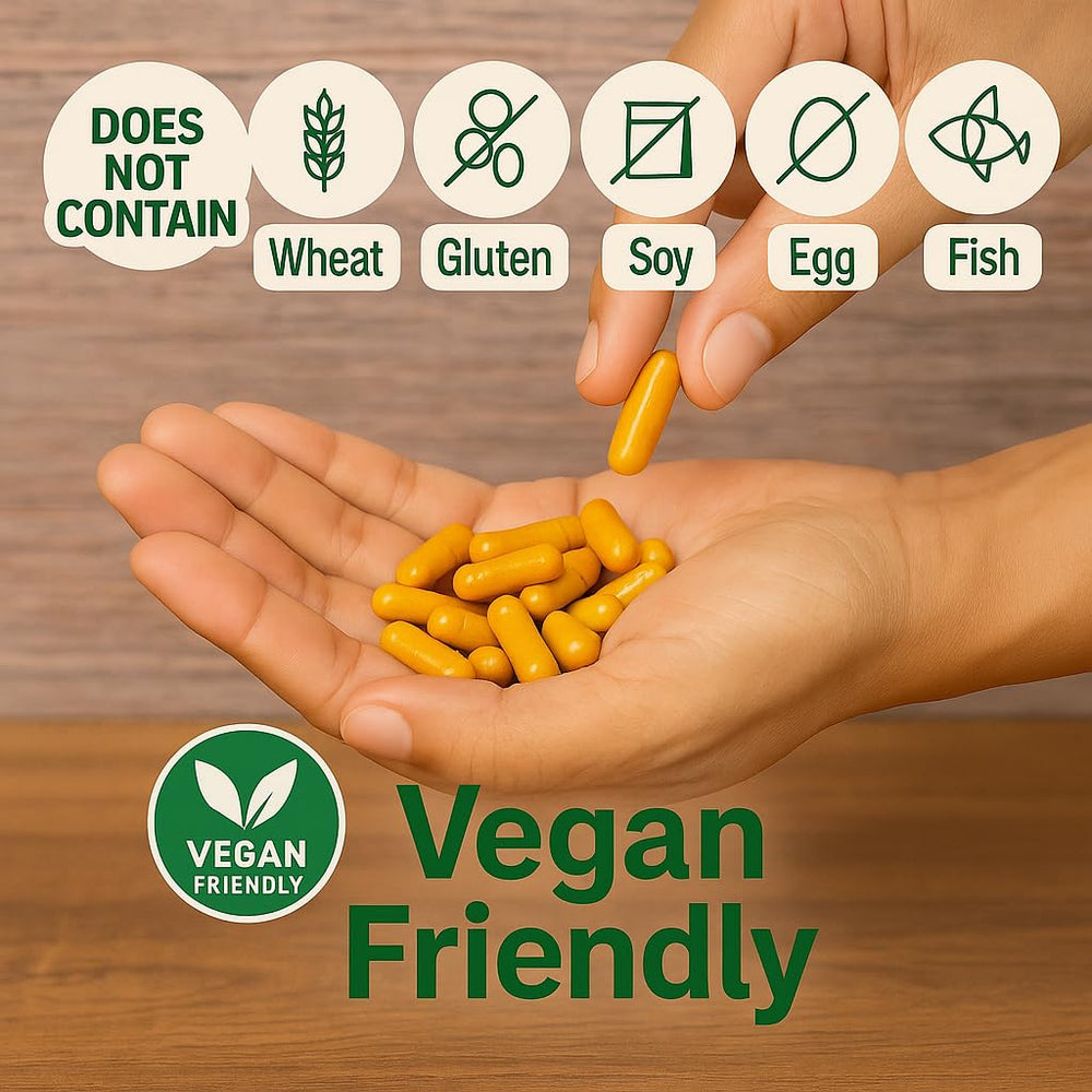 Me First Living ingredientes en primer plano destacando curcuminoides y BioPerine