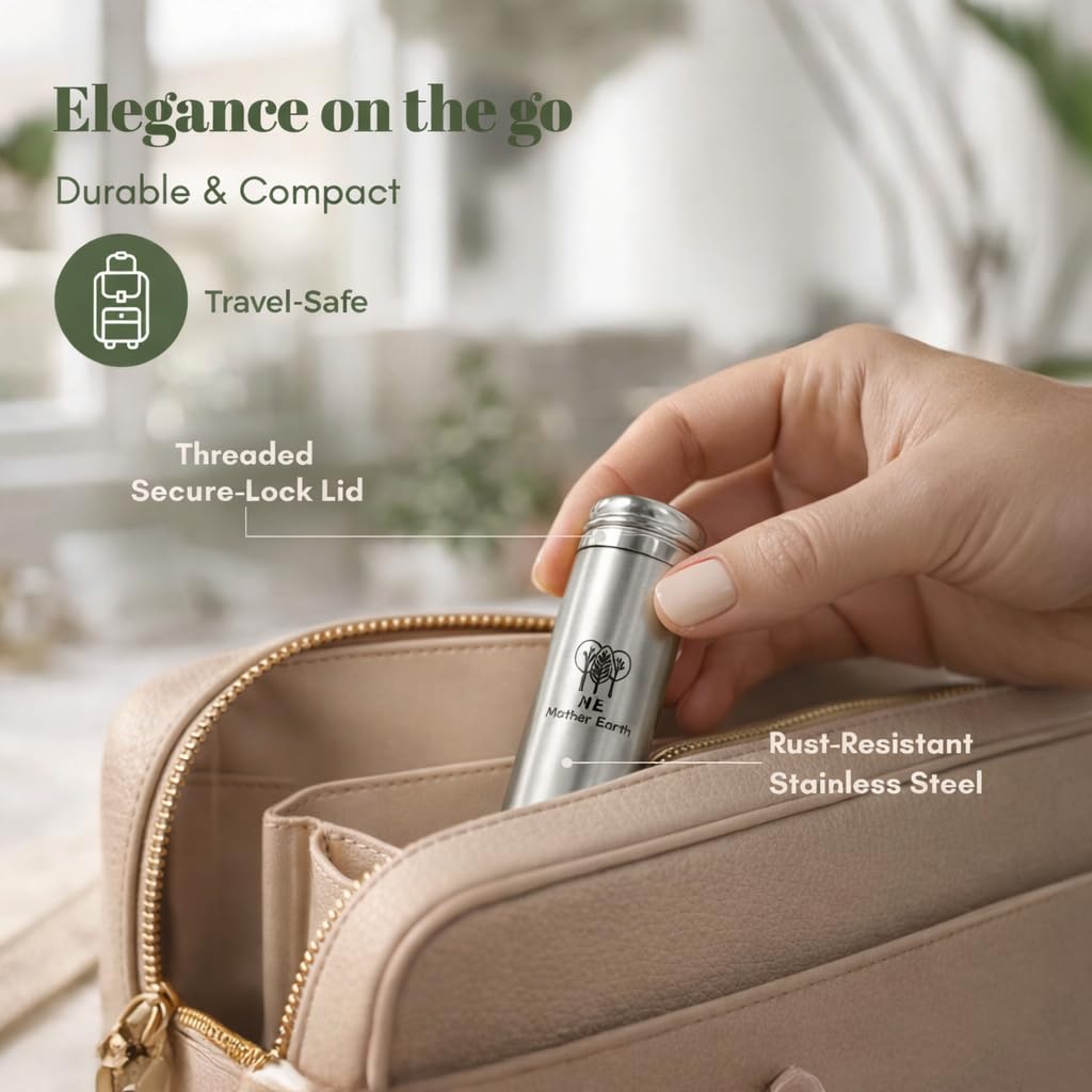 ME MOTHER EARTH etiqueta con ingredientes naturales y aroma a menta