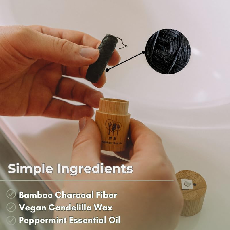 ME MOTHER EARTH etiqueta con ingredientes naturales que destaca carácter vegano y biodegradable