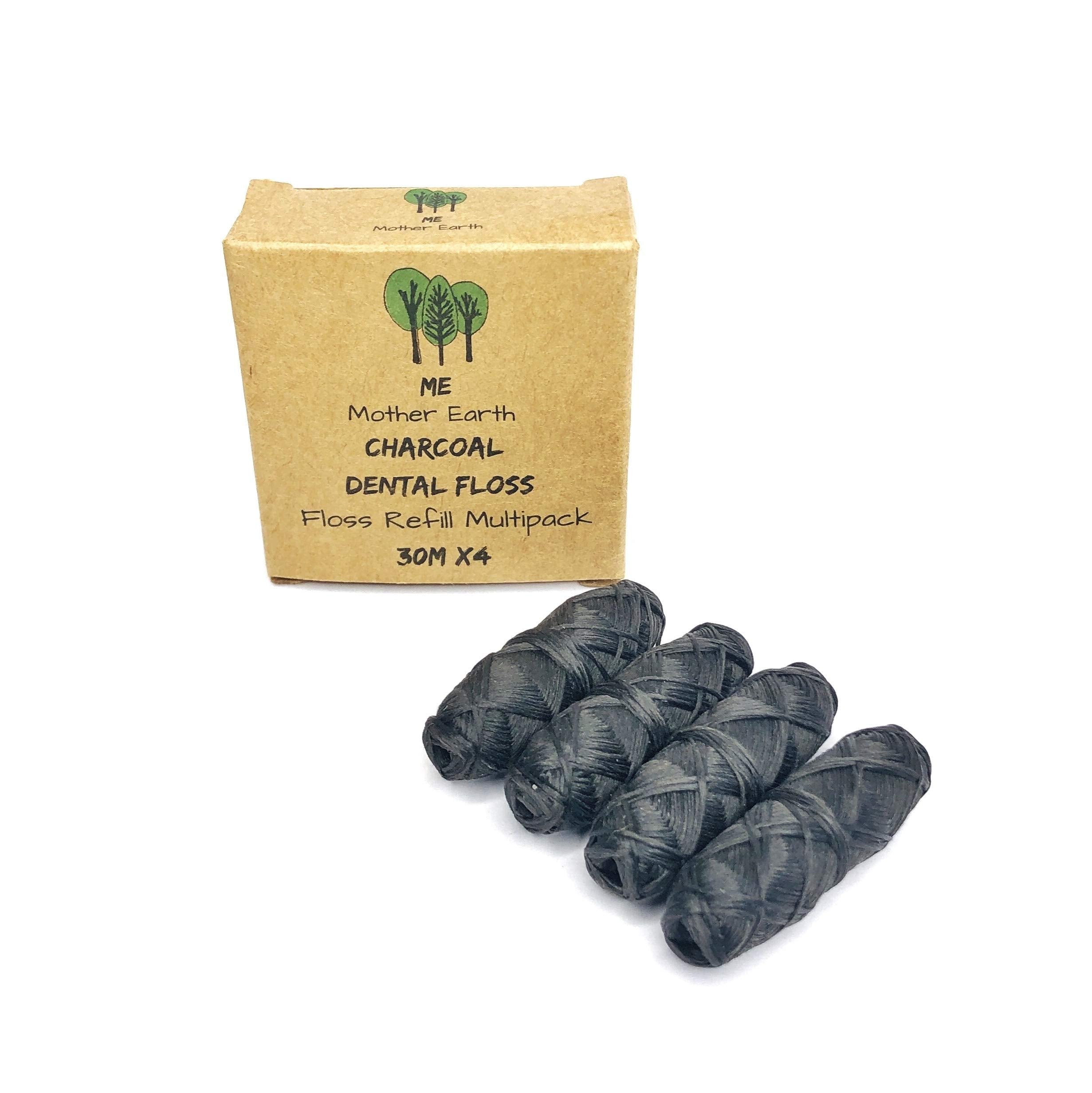 ME MOTHER EARTH empaque frontal mostrando pack de 4 recambios y beneficio ecológico