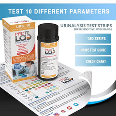 Med Lab carta de colores grande incluida para lectura precisa y confiable