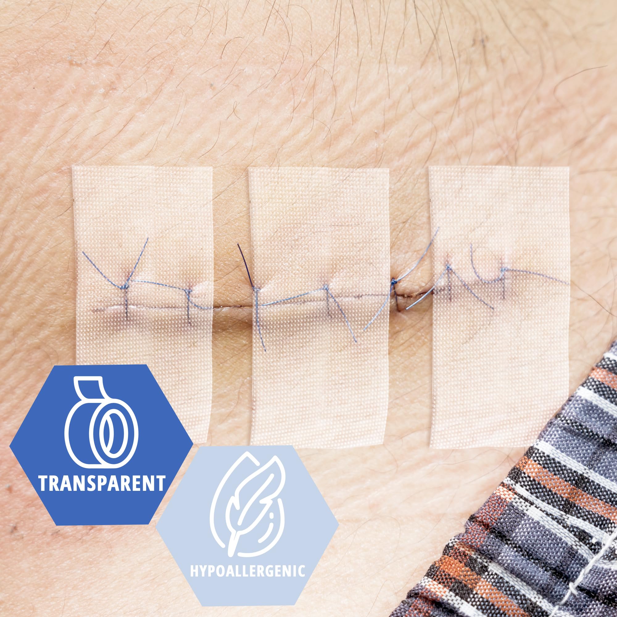MED PRIDE comparación con mano para demostrar tamaño y facilidad de manejo