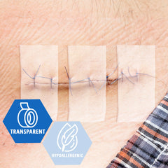 MED PRIDE comparación con mano para demostrar tamaño y facilidad de manejo