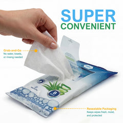 MED PRIDE detalle de Aloe Vera resaltando hidratación suave