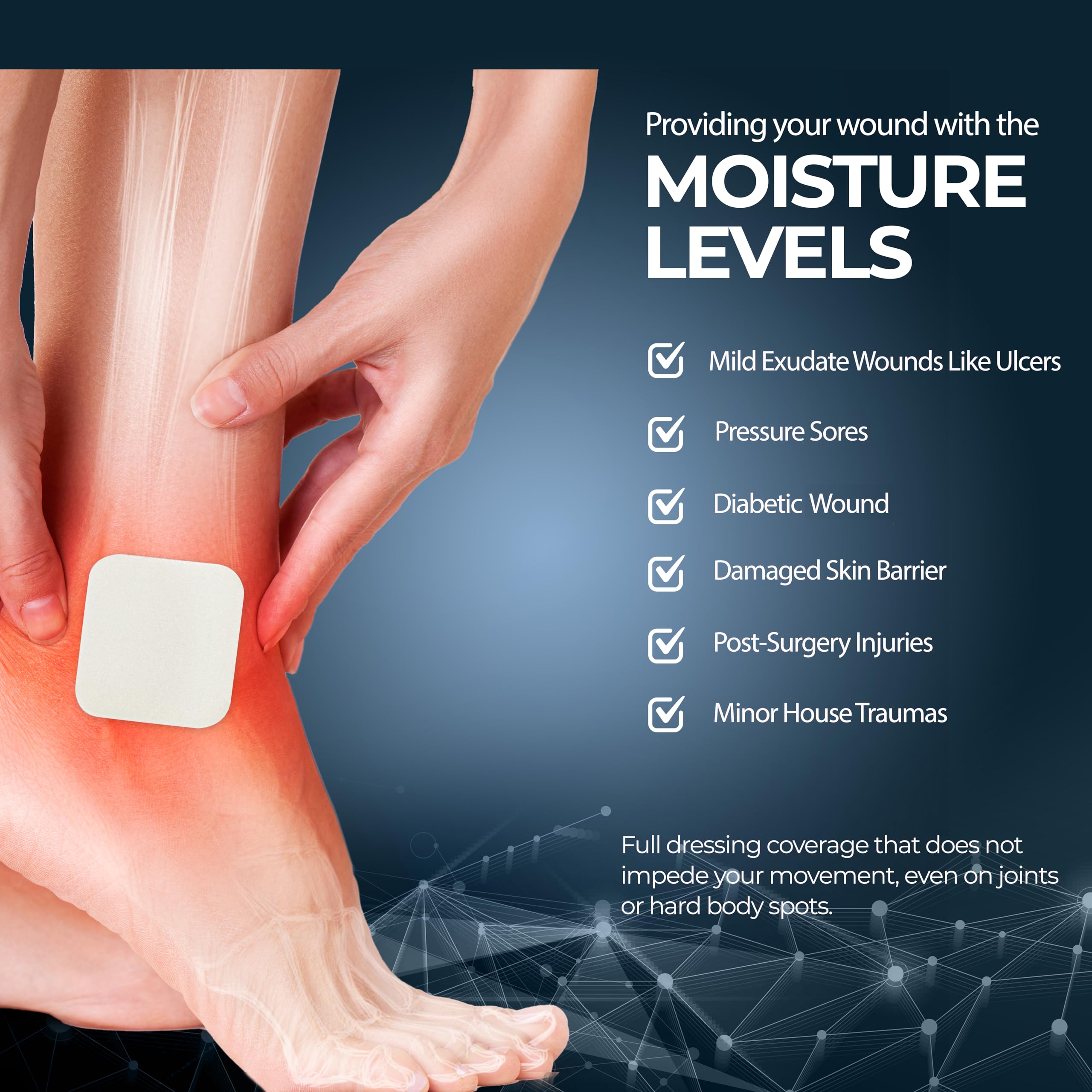 Med PRIDE detalle de la textura de espuma y absorción superior