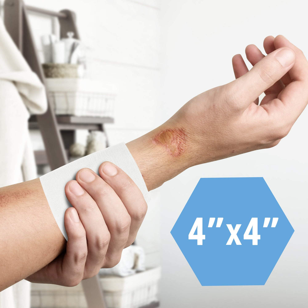 MED PRIDE gasa en uso durante cura con menor dolor