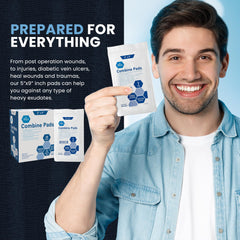 MED PRIDE etiqueta visible con información estéril y empaque