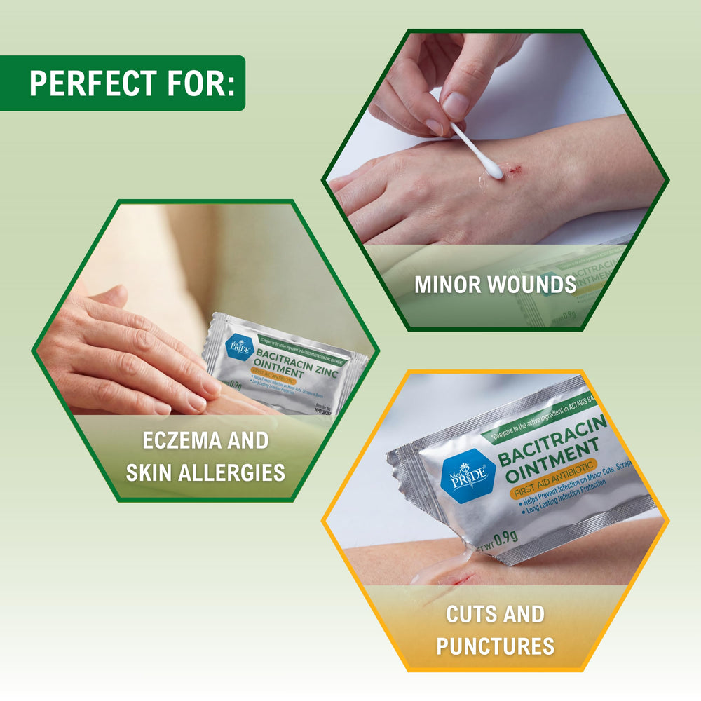 MED PRIDE rótulo con ingredientes y advertencias, información clara y segura