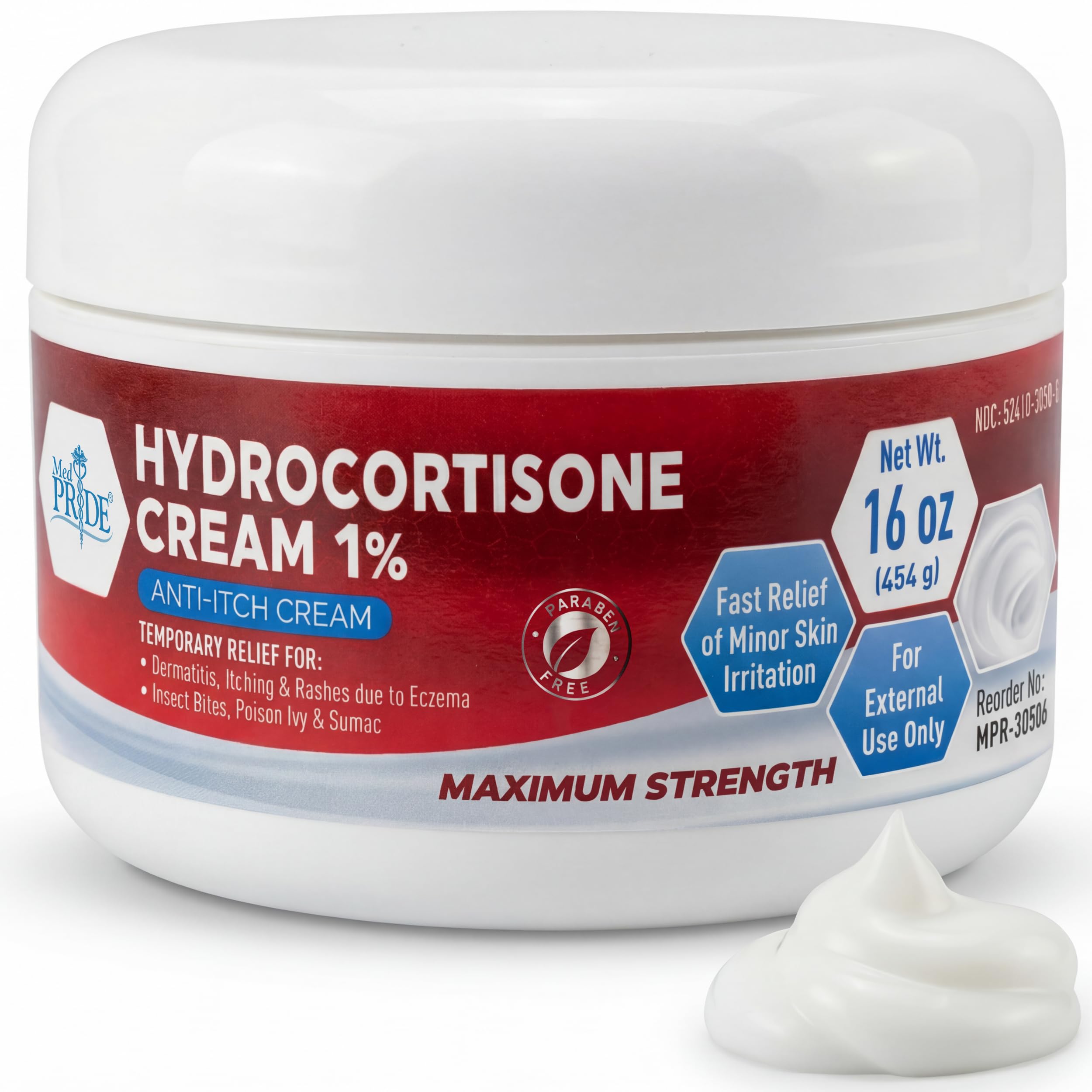 MED PRIDE tarro 16 oz vista frontal mostrando volumen y envase