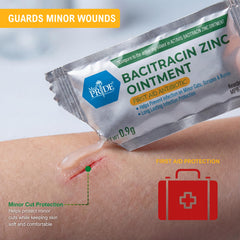 MED PRIDE textura de la pomada en primer plano, buena adherencia y protección