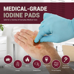 Med Pride primer plano del tejido de la toallita y absorción efectiva